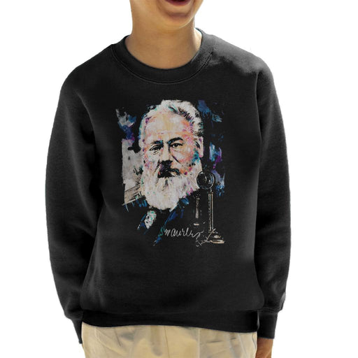 Sidney Maurer Original Portrait Of Alexander Graham Bell Kid's Sweatshirt