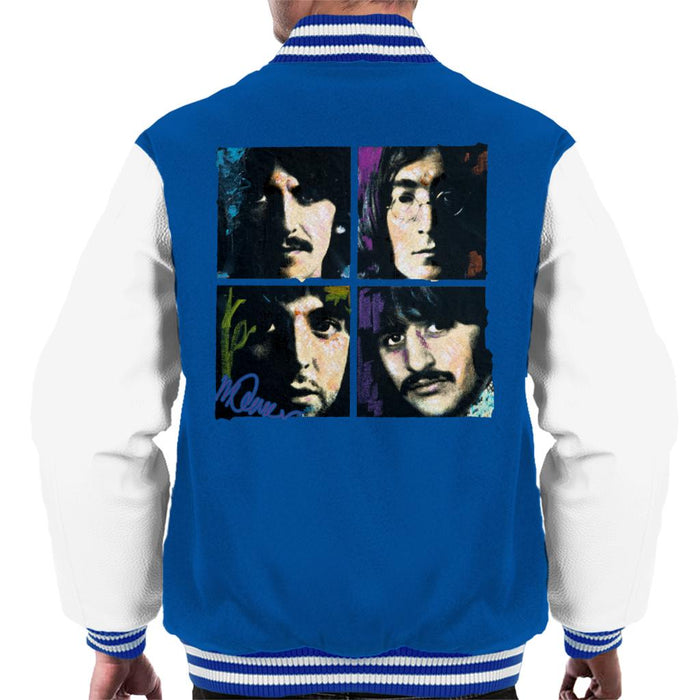 Sidney Maurer Original Portrait Of John Paul George Ringo Beatles Men's Varsity Jacket