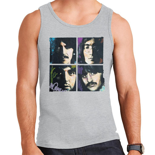 Sidney Maurer Original Portrait Of John Paul George Ringo Beatles Men's Vest