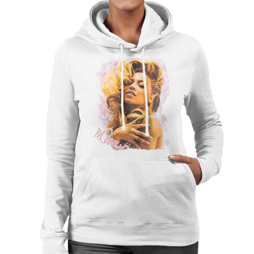 Sidney Maurer Original Portrait Of Singer Beyonce Shiny Nails Women's Hooded Sweatshirt