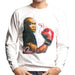 Sidney Maurer Original Portrait Of Boxer George Foreman Men's Sweatshirt