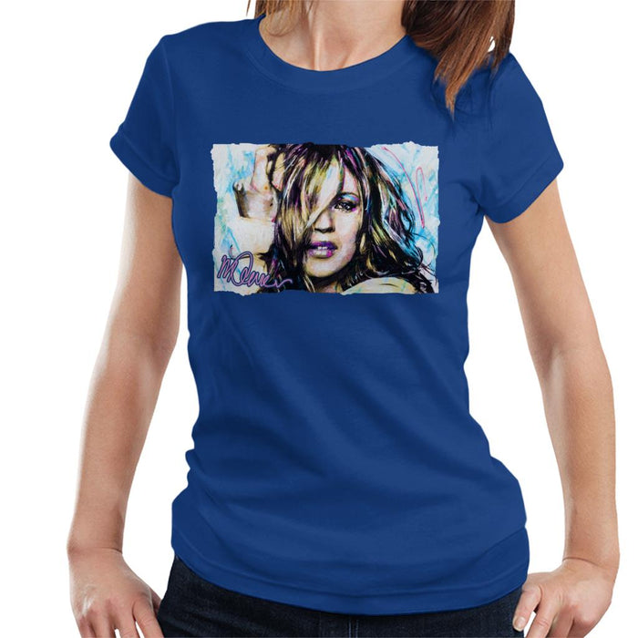 Sidney Maurer Original Portrait Of Model Kate Moss Women's T-Shirt