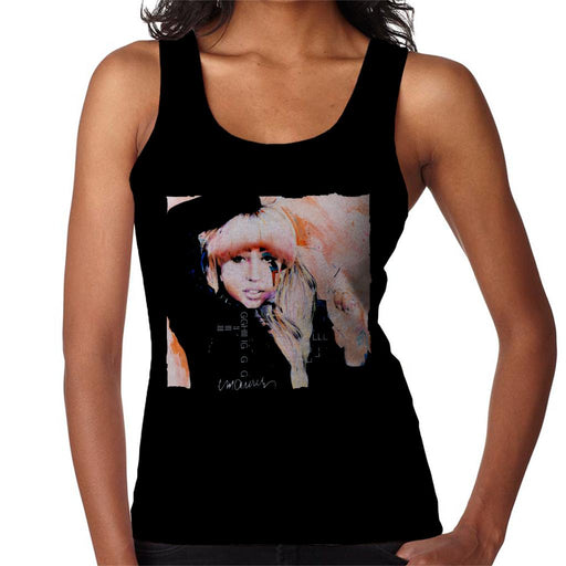 Sidney Maurer Original Portrait Of Singer Lady Gaga Women's Vest