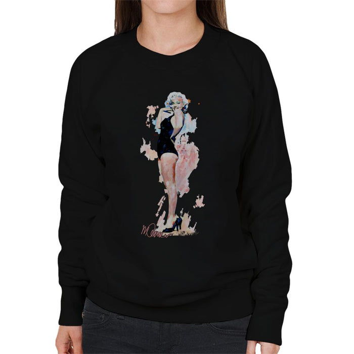 Sidney Maurer Original Portrait Of Model Marilyn Monroe Women's Sweatshirt