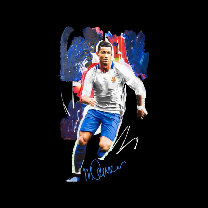 Sidney Maurer Original Portrait Of Striker Cristiano Ronaldo Kid's T-Shirt