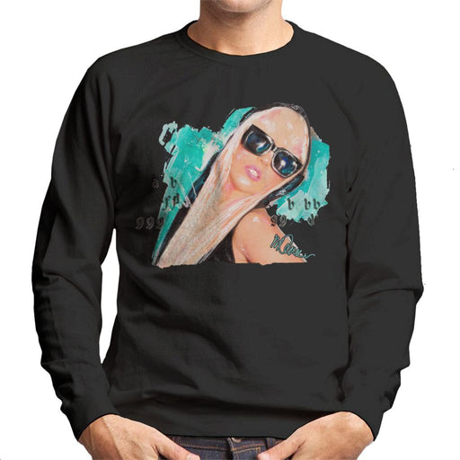 Sidney Maurer Original Portrait Of Lady Gaga Shades Men's Sweatshirt