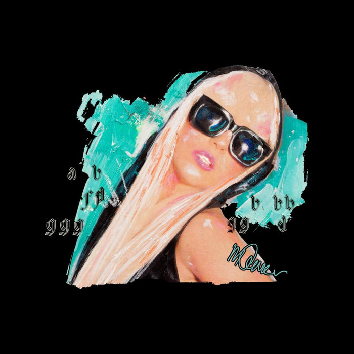 Sidney Maurer Original Portrait Of Lady Gaga Shades Women's T-Shirt