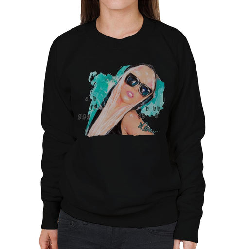 Sidney Maurer Original Portrait Of Lady Gaga Shades Women's Sweatshirt