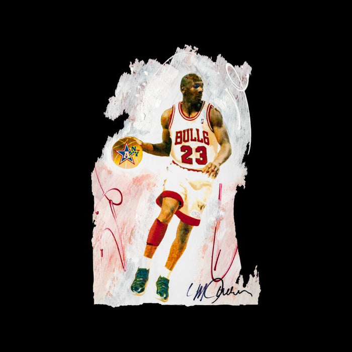 Sidney Maurer Original Portrait Of Basketball Star Michael Jordan Kid's T-Shirt