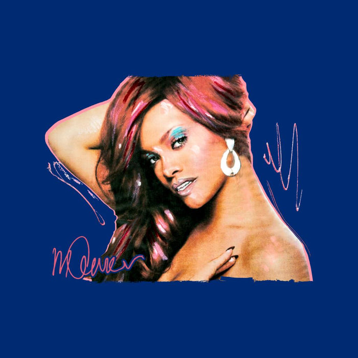 Sidney Maurer Original Portrait Of Rihanna Drop Earrings Women's Vest