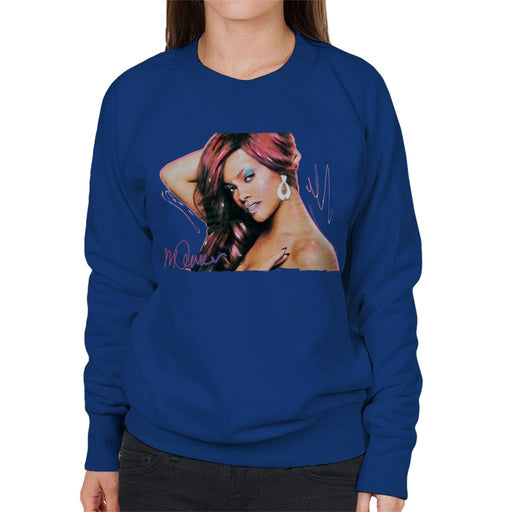 Sidney Maurer Original Portrait Of Rihanna Drop Earrings Women's Sweatshirt