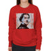 Sidney Maurer Original Portrait Of Spanish Artist Salvador Dali Women's Sweatshirt