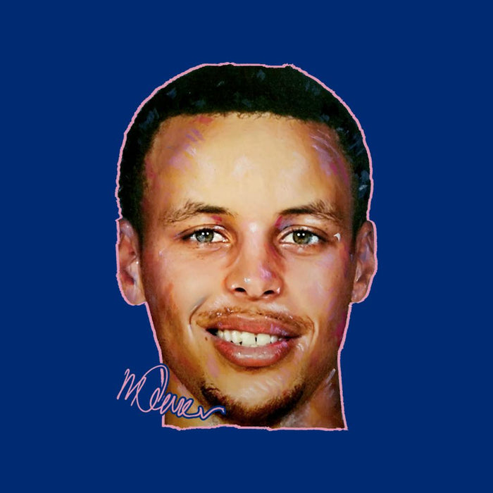 Sidney Maurer Original Portrait Of Stephen Curry Kid's T-Shirt