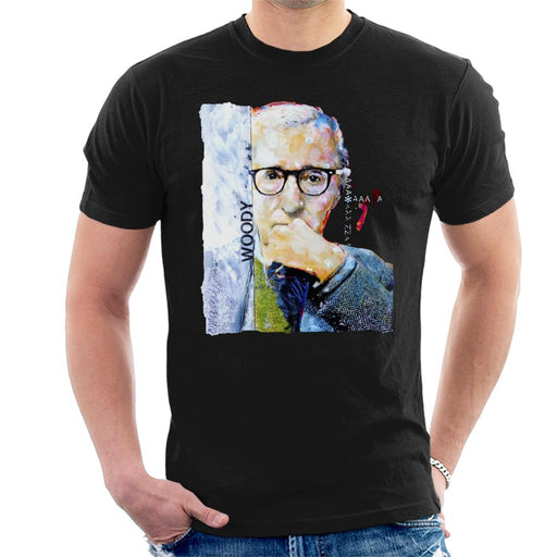 Sidney Maurer Original Portrait Of Director Woody Allen Men's T-Shirt