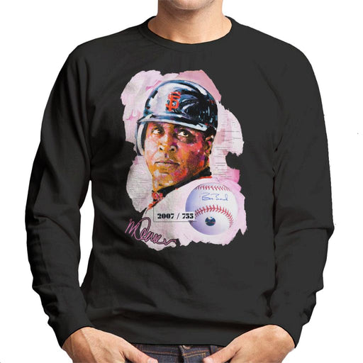 Sidney Maurer Original Portrait Of Giants Baseball Player Barry Bonds Men's Sweatshirt