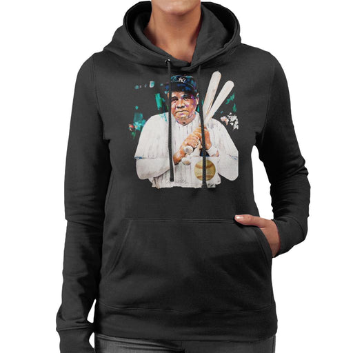 Sidney Maurer Original Portrait Of Giants Baseball Player Babe Ruth Women's Hooded Sweatshirt