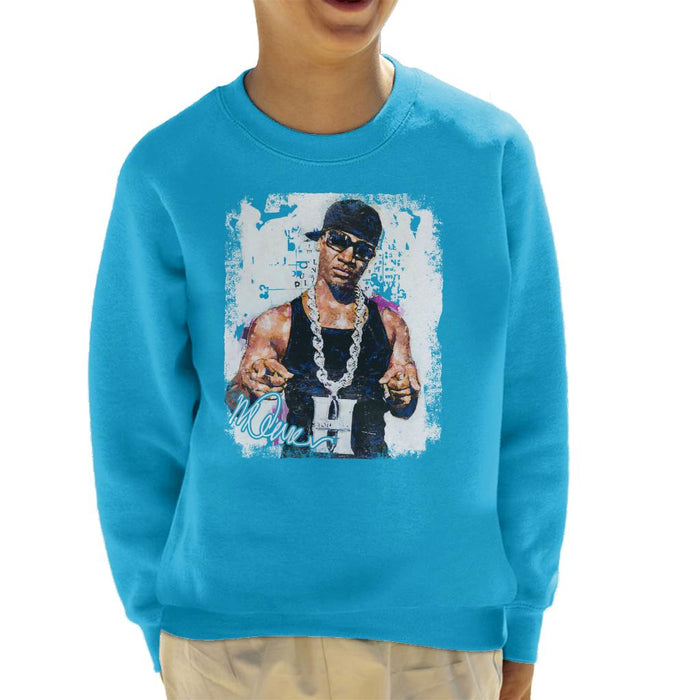 Sidney Maurer Original Portrait Of Young Jeezy Hustle Chain Kid's Sweatshirt