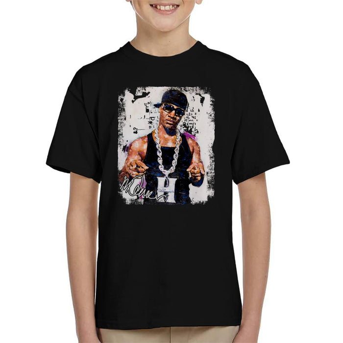 Sidney Maurer Original Portrait Of Young Jeezy Hustle Chain Kid's T-Shirt