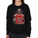 Sidney Maurer Original Portrait Of Michael Jordan Chicago Bulls Vest Women's Sweatshirt