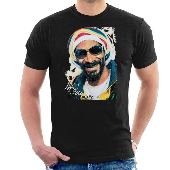 Sidney Maurer Original Portrait Of Snoop Dogg Gold Grill Men's T-Shirt