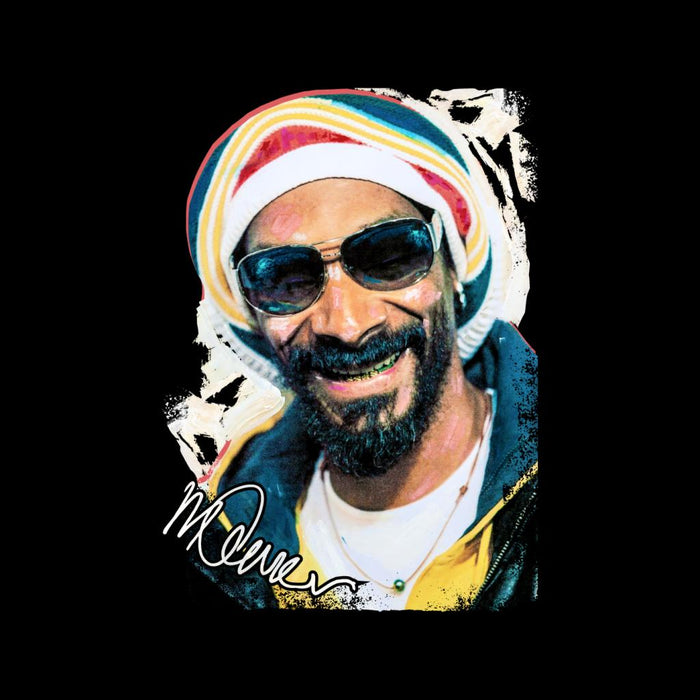 Sidney Maurer Original Portrait Of Snoop Dogg Gold Grill Men's Sweatshirt