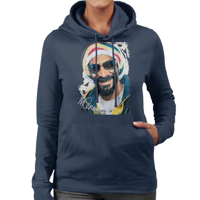 Sidney Maurer Original Portrait Of Snoop Dogg Gold Grill Women's Hooded Sweatshirt