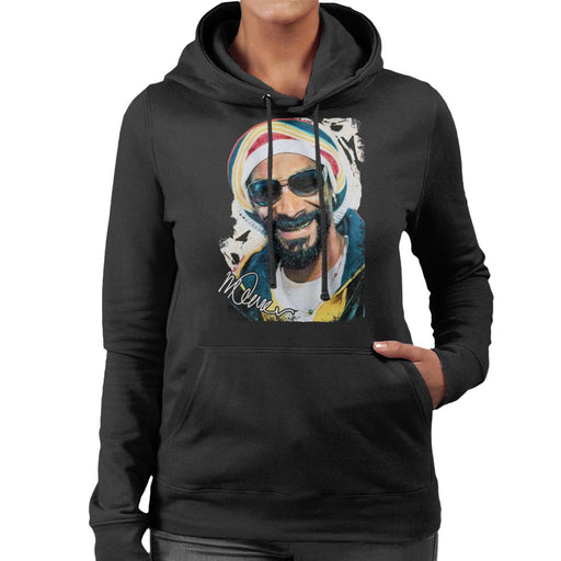 Sidney Maurer Original Portrait Of Snoop Dogg Gold Grill Women's Hooded Sweatshirt