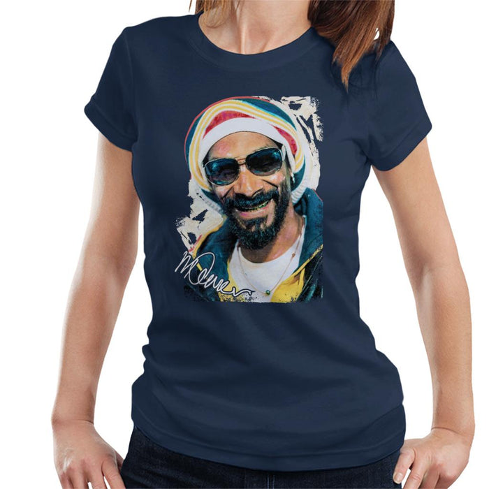 Sidney Maurer Original Portrait Of Snoop Dogg Gold Grill Women's T-Shirt