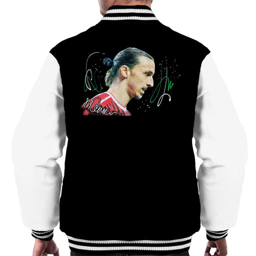 Sidney Maurer Original Portrait Of Zlatan Ibrahimovic Men's Varsity Jacket