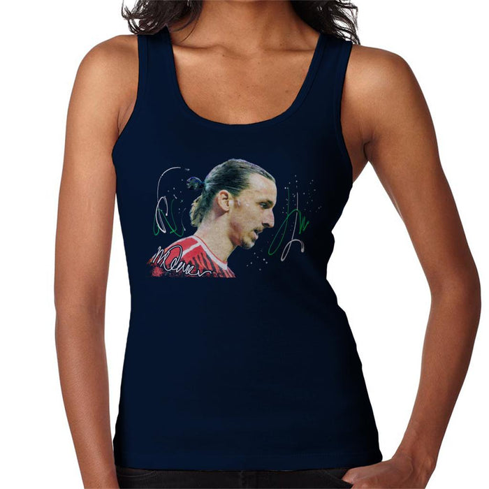 Sidney Maurer Original Portrait Of Zlatan Ibrahimovic Women's Vest