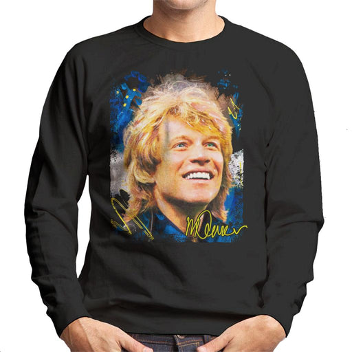 Sidney Maurer Original Portrait Of Jon Bon Jovi Smile Men's Sweatshirt