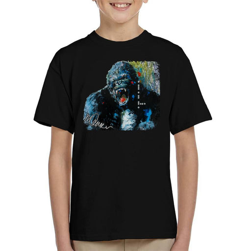 Sidney Maurer Original Portrait Of King Kong Kid's T-Shirt