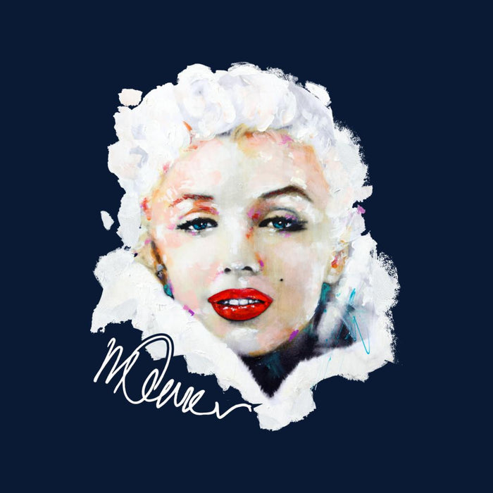 Sidney Maurer Original Portrait Of Actress Marilyn Monroe Men's Sweatshirt