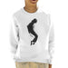 Sidney Maurer Original Portrait Of Michael Jackson Silhouette Kid's Sweatshirt