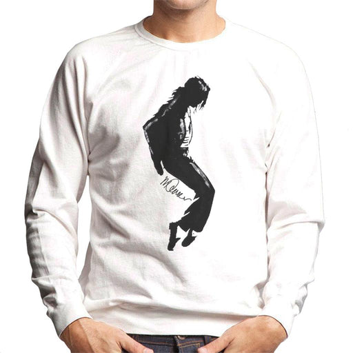 Sidney Maurer Original Portrait Of Michael Jackson Silhouette Men's Sweatshirt