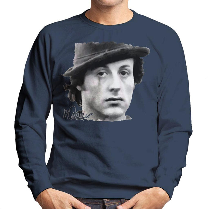 Sidney Maurer Original Portrait Of Sylvester Stallone Hat Men's Sweatshirt